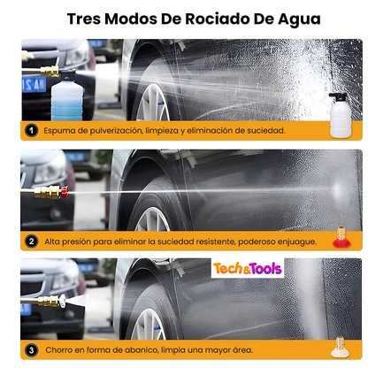 Hidrolavadora Inalámbrica 48V - 2 Baterías + Maletín Y Accesorios